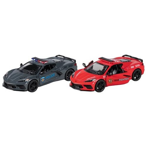 Voiture métal corvette - métal,