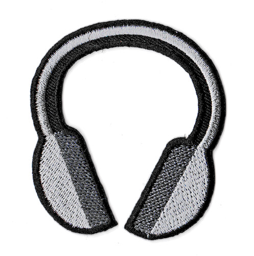écusson patche casque hifi - patche,