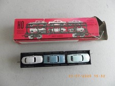 Wagon Jouef Marchandises Porte Voitures STVA NOIR 6 Voitures Référence 654