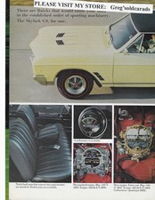 Original 1966 Buick Buick Skylark Gran Sport two page  vintage print ad