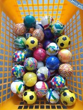 2 balles rebondissantes , balle 35 mm ,Balles multi couleurs ,2 balles