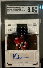 2022 Panini National Treasures - Game Gear Autographs Artis Gilmore #GGA-AGM /99