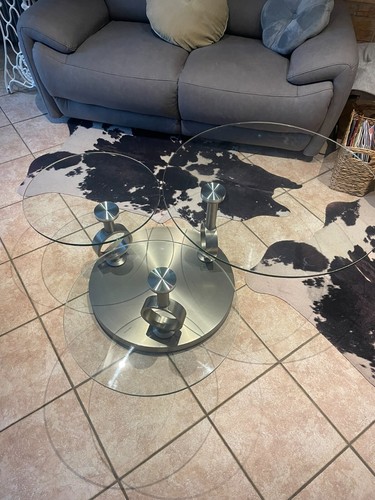 Table basse modulable verre - table,