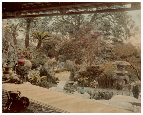 Japan vue jardin depuis - vue,
