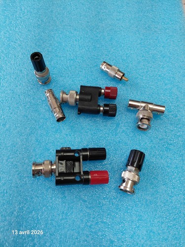 Lot adapateur bnc - adapateur, fiche