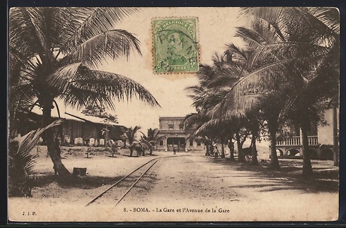 Cpa boma gare l - gare, et