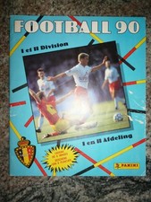 ALBUM PANINI FOOTBALL 90 BELGIQUE I ET IIeme DIVISION Bon etat