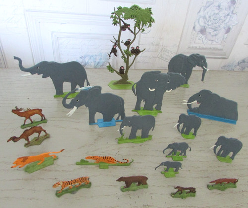 Lot animaux étain plat - lot, de