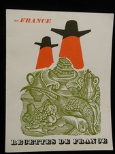?? OLD MENU DOOR LINER FRANCE CGT RECIPE SS FRANCE