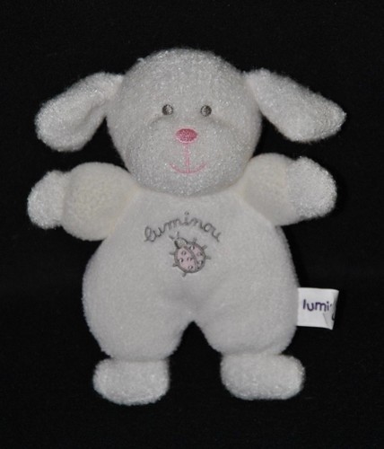 Peluche doudou chien luminou - peluche,