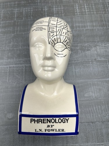 Phrenology bust fowler - l.n.,