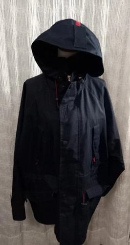 Parka bleu marine rouge - bleu, marine/rouge