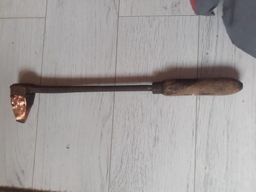 Ancien fer souder zing - a,