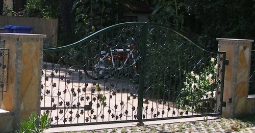 Portail jardin - de,