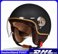 1x Schwarz Motorradhelm