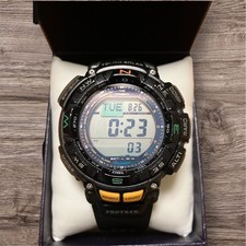 CASIO PROTREK PRG-240-1JF Digital Tough Solar Men's Watch Tested Made in Japan