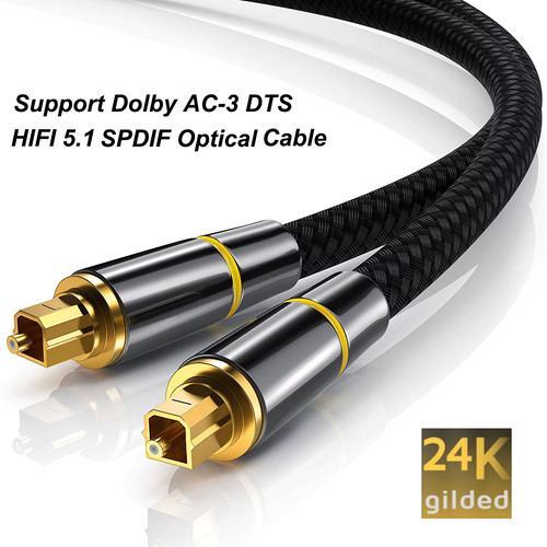 Câble optique spdif toslink - optique,