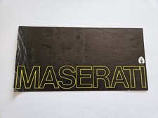 MASERATI BORA INDY 4900 MERAK SALES BROCHURE 1973