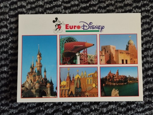 Carte postale euro disney - carte,