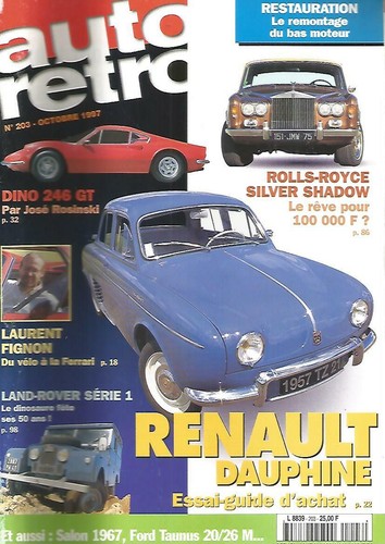 Auto retro 203 dauphine - retro, n°203