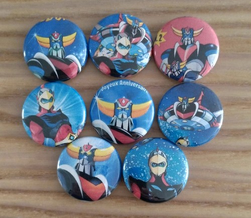 Lot badges goldorak - lot, 25mm