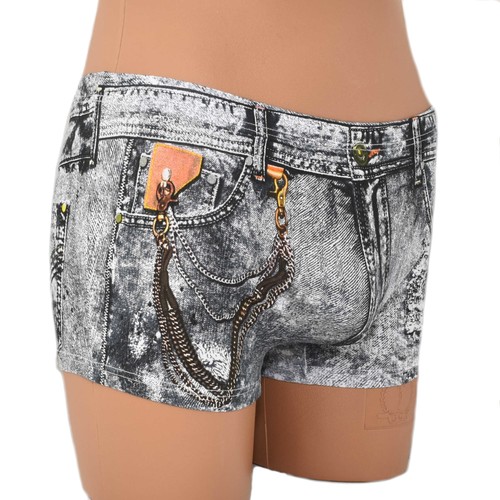 Boxer denim imprimé avec - boxer, en