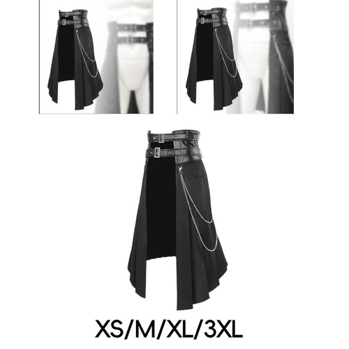 Jupe gothique punk homme - jupe,