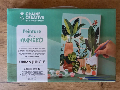 Peinture numéro graine - au,