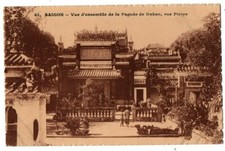 Indo China Vietnam Saigon Ho Chi Minh City Pagode de Dakao rue Pierre Postcard