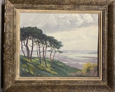 Cadre Tableau Huile Paysage