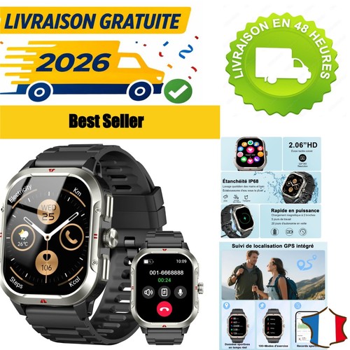 Montre connectée homme gps - montre,