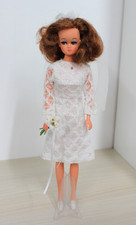 Robe de mariée Maddie Mod #1721 poupée mannequin clone Barbie vintage 70's