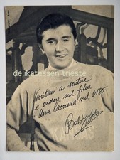 BOBBY SOLO Singer Record Postcard Photo