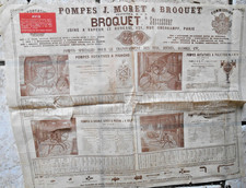 RARE affiche PUB catalogue