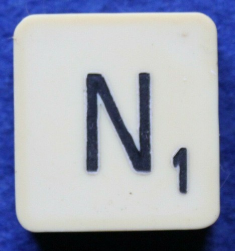 Lettre pour jeu scrabble - de,