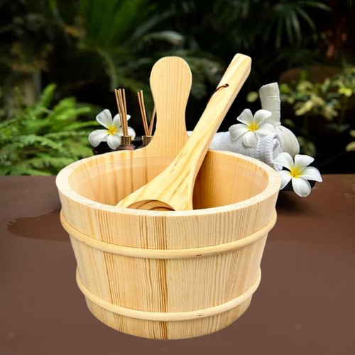 Ensemble seaux bois pour - de,