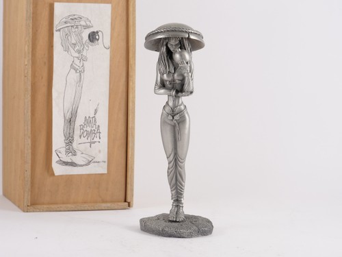 Figurine étain anita - étain,