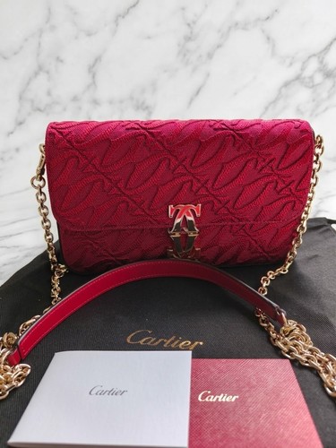 Cartier sac bandoulière rouge