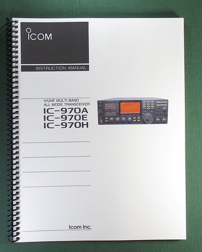 Icom 970a h instruction - ic-970a/e/h,