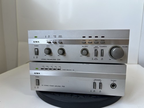 Préampli aiwa c30 ampli - +, de
