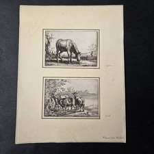 2 Gravures XVIIè Animaux
