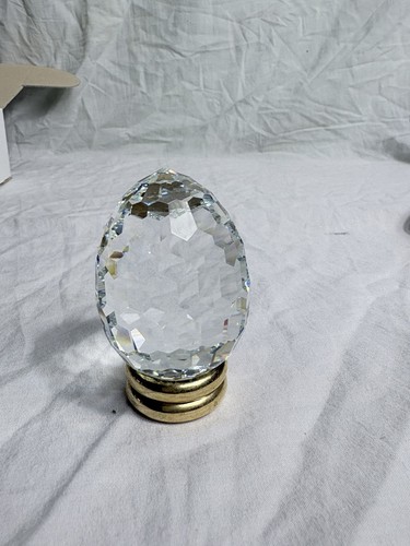 Cut crystal decorative - egg,