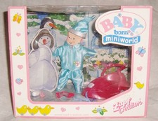 Baby born miniworld  Zapf creation tenue neige ski + accessoires neuf en boite