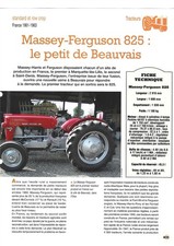 TRACTEUR MASSEY-FERGUSON 825