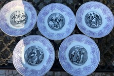 5 ASSIETTES DESSERT POTERIE