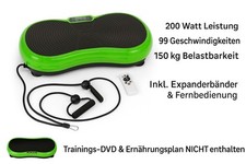 Plaque Vibrante Appareils Heimtraining 200W – 99 Niveaux – Incl. Extension De