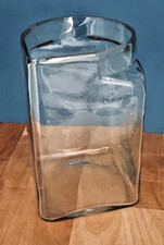 OLD LARGE GLASS JAR JAR BUBBLE