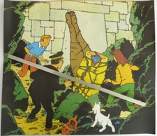 1980 Sérigraphie 42x37cm-Représentation de HERGE JACOBS dans le Temple du Soleil