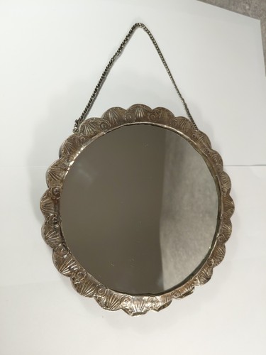 Miroir mural turc - mural, argent