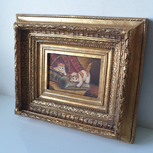 Peintre homan ancien tableau - g,